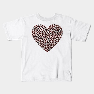 coffee heart Kids T-Shirt